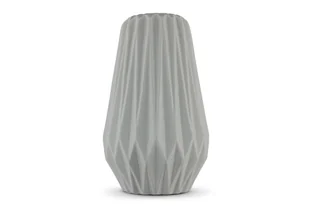 Wazon ROMYZ jasny szary, Ø18,5/h 29,5, ceramika - Wazony i flakony - miniaturka - grafika 1