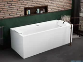 Wanny z hydromasażem - Riho Still Square Plug &amp; Play Back2Wall wanna prostokątna 170x75cm prawa z obudową + nóżki + syfon 180x80cm B099063005 - miniaturka - grafika 1