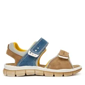 Buty dla chłopców - Sandały Primigi 1397300 S Brązowy - miniaturka - grafika 1