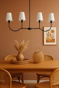 Lampa wisząca 4-punktowa VIREO w stylu Modern Farmhouse - Lampy sufitowe - miniaturka - grafika 1