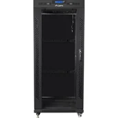 Szafy rack - Lanberg Szafa Rack 19 27U 600x600 FF01-6627-12BL z termostatem - KONFIGURATOR WYPOSAŻENIA - CZAT NA ŻYWO FF01-6627-12BL - miniaturka - grafika 1