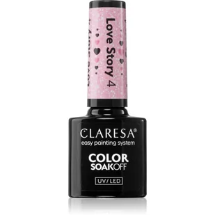 Claresa Lakiery hybrydowe 5ml Love Story 4 - Lakiery hybrydowe - miniaturka - grafika 1