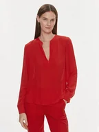Bluzki damskie - Tommy Hilfiger Bluzka WW0WW39665 Pomarańczowy Relaxed Fit - miniaturka - grafika 1
