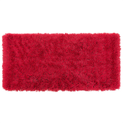 Dywany - Beliani Dywan Shaggy 80 x 150 cm czerwony CIDE - miniaturka - grafika 1