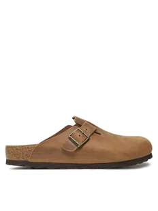 Birkenstock Klapki Boston Leoi 1028179 Brązowy - Klapki i japonki męskie - miniaturka - grafika 1