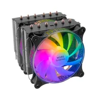 Chłodzenie wodne - Mars Gaming MCPU-XT Procesor Chłodnica cieczy all-in-one 12 cm Czarny 1 szt. - miniaturka - grafika 1
