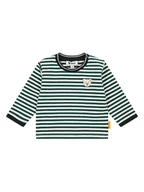 Kaftaniki dla niemowląt - Steiff Koszulka w kolorze kremowo-zielonym - miniaturka - grafika 1