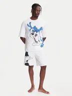 Piżamy męskie - United Colors Of Benetton Piżama 30964P02V Szary Regular Fit - miniaturka - grafika 1