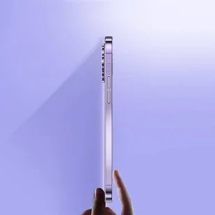 Baseus Crystal Case etui do iPhone 14 Pro cienki pokrowiec + szkło przezroczyste - Etui i futerały do telefonów - miniaturka - grafika 3