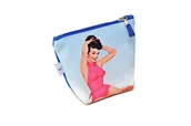 Kosmetyczki, organizery i kuferki - Kosmetyczka damska organizer do torebki etui saszetka do torby pin up - miniaturka - grafika 1
