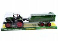 Samochody i pojazdy dla dzieci - TRAKTOR Z PRZYCZEPĄ CIĄGNIK ROLNICZY AUTO FARMERA RÓŻNE KOLORY - miniaturka - grafika 1