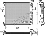 Układ chłodzenia - akcesoria - Chłodnica, układ chłodzenia silnika Denso DRM06031 - miniaturka - grafika 1