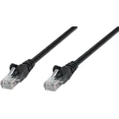 Kable - Intellinet patch cord RJ45, kat. 5e UTP, 50 cm, czarny, 100% miedź 318143 - miniaturka - grafika 1