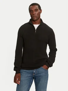 Brave Soul Sweter MK-610HASTINGS Czarny Regular Fit - Swetry męskie - miniaturka - grafika 1