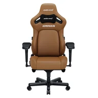 Fotele gamingowe - Fotel gamingowy Kaiser 4 XL Anda Seat skórzany brązowy - miniaturka - grafika 1