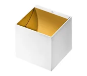 Lampy ścienne - Azzardo MARS WALL GM1109 WH/GO Kinkiet BIAŁO Złoto - miniaturka - grafika 1