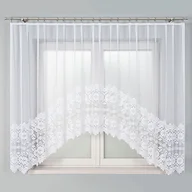Firany - Firanka Gotowa Żakardowa 004422 - 160X310 Cm - Biały - miniaturka - grafika 1