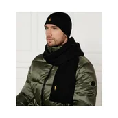 Czapki męskie - POLO RALPH LAUREN Wełniany szal + czapka - miniaturka - grafika 1