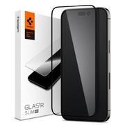 Szkła hartowane na telefon - Szkło Hartowane Spigen Glass Fc Do Iphone 14 Pro Max Black - miniaturka - grafika 1