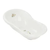 Wanienki dla dzieci - Keeeper Maria Winnie the pooh wanienka 100 cm z korkiem biały - miniaturka - grafika 1