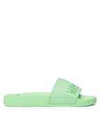 Klapki i japonki damskie - LOVE MOSCHINO Klapki JA28052G1II15802 Zielony - miniaturka - grafika 1