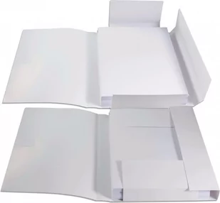 Barbara, Teczka wiązana, papierowa, biała, 350G, Barbara, 0300087 - Teczki i skoroszyty - miniaturka - grafika 1