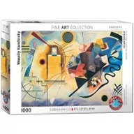 Puzzle - Eurographics Puzzle żółto-czerwono-niebieskie firmy Wassily Kandinsky, 1000 części - miniaturka - grafika 1