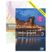 Podręczniki do technikum - Pakiet podręczników: MATeMAtyka, Oblicza geografii. Zakres rozszerzony. Liceum i technikum. Klasa 3. Edycja 2024 - miniaturka - grafika 1