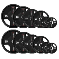 Obciążenia - Zestaw obciążeń HMS 17-61-144 (2x2.5/2x5/2x10/2x15/2x20/2x25kg) - miniaturka - grafika 1