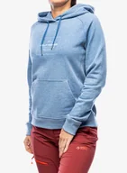 Bluzy sportowe damskie - Bluza damska Helly Hansen F2F Organic Cotton Hoodie - azurite melange - miniaturka - grafika 1