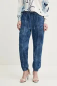 Spodnie damskie - Desigual jeansy ALASKA damskie high waist 25SWDD08 - miniaturka - grafika 1