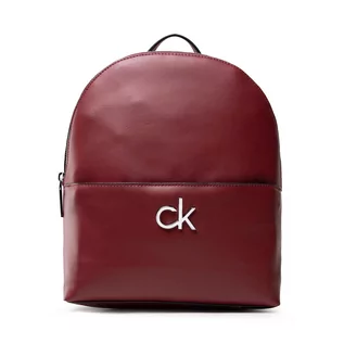 Torebki damskie - Calvin Klein Plecak Re-Lock Round Bp W/Pckt Sm K60K608557 Red Currant XB8 - grafika 1