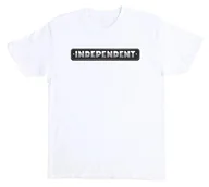 Koszulki męskie - t-shirt INDEPENDENT CHROME BAR HEAVYWEIGHT T-SHIRT WHITE - miniaturka - grafika 1