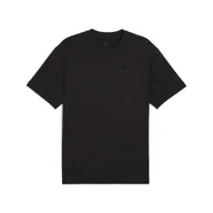 Koszulki sportowe damskie - Koszulka unisex Essentials Elevated PUMA Black - miniaturka - grafika 1