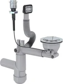 Akcesoria do armatury i ceramiki - Alveus Armatura z syfonem 1 x 3,5'&apos PUSH-UP automat z przelewem magnetyczny) 1123351) - miniaturka - grafika 1