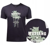 Koszulki męskie - MUSTANG T-shirt KOSZULKA męska BAWEŁNA sportowa L - miniaturka - grafika 1