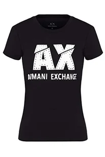 Armani Exchange The Movie T-Shirt damski - Koszulki i topy damskie - miniaturka - grafika 1