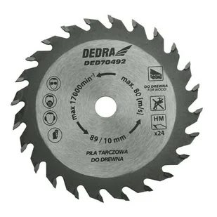 Dedra Tarcza DED70492 - Tarcze do pił - miniaturka - grafika 1