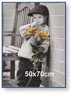 Ramki na zdjęcia - Rama aluminiowa do plakatu 50x70cm, granatowa / ARTVIC - miniaturka - grafika 1