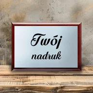 Gadżety dla niej i dla niego - Złoty ryngraf 20 x 15 cm z dowolnym nadrukiem - miniaturka - grafika 1