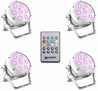 Oświetlenie i efekty wizualne - Cameo Light ROOT PAR 4 WH - Reflektor PAR 7 x RGBW 4 W CLROOTPAR4WH - miniaturka - grafika 1