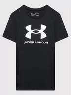 Koszulki dla chłopców - Under Armour T-Shirt Ua Sportstyle Logo 1363282 Czarny Loose Fit - miniaturka - grafika 1