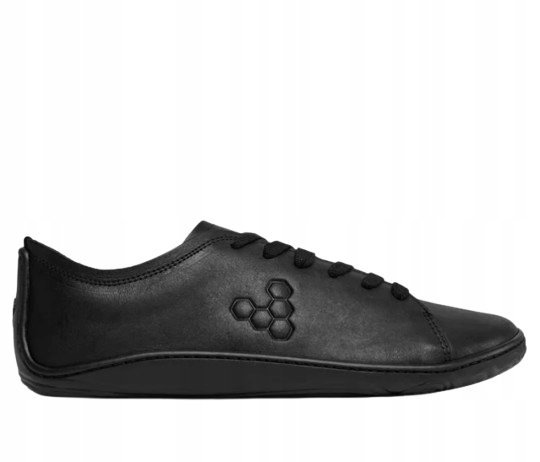 VIVO BAREFOOT CZARNE PÓŁBUTY MĘSKIE SKÓRZANE Z LOGO 42 1J8A