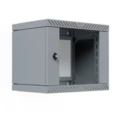 Szafy rack - EFB 19" Wandgehäuse X-Rack mit Glastür 400-600mm 9HE grau - miniaturka - grafika 1