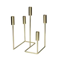 Świeczniki - Dekoria pl pl Świecznik Goldie 32cm 23 x 21 x 32 cm 813-137 - miniaturka - grafika 1