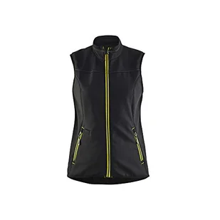 Blaklader 385125169933M damska kamizelka softshellowa, czarna/żółta, rozmiar M - Kamizelki damskie - miniaturka - grafika 1