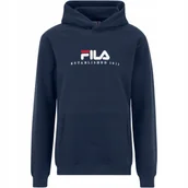 Bluzy męskie - Bluza męska Fila Brunssum granatowa FAU0145 50004 S - miniaturka - grafika 1