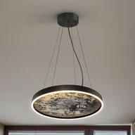 Lampy sufitowe - Schuller Valencia Lampa wisząca Stone, czarny, salon / jadalnia, metal, nowoczesny - miniaturka - grafika 1