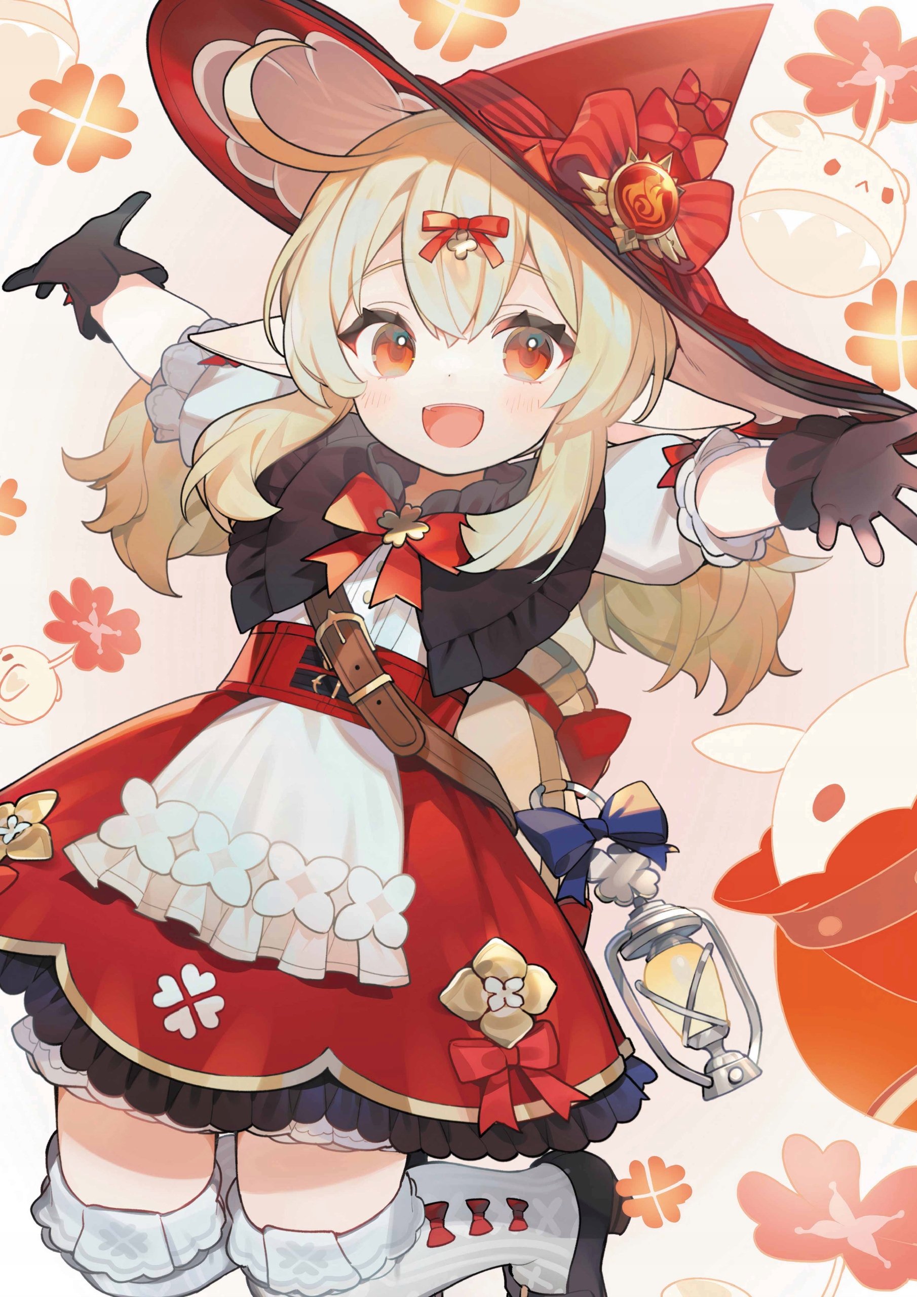 Plakat A3 Genshin Impact Anime Gra Klee