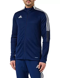 Kurtki męskie - adidas Męska Kurtka Tiro21 Tk Jkt Tracksuit Jacket, niebieska (niebieska), XXL EU - grafika 1